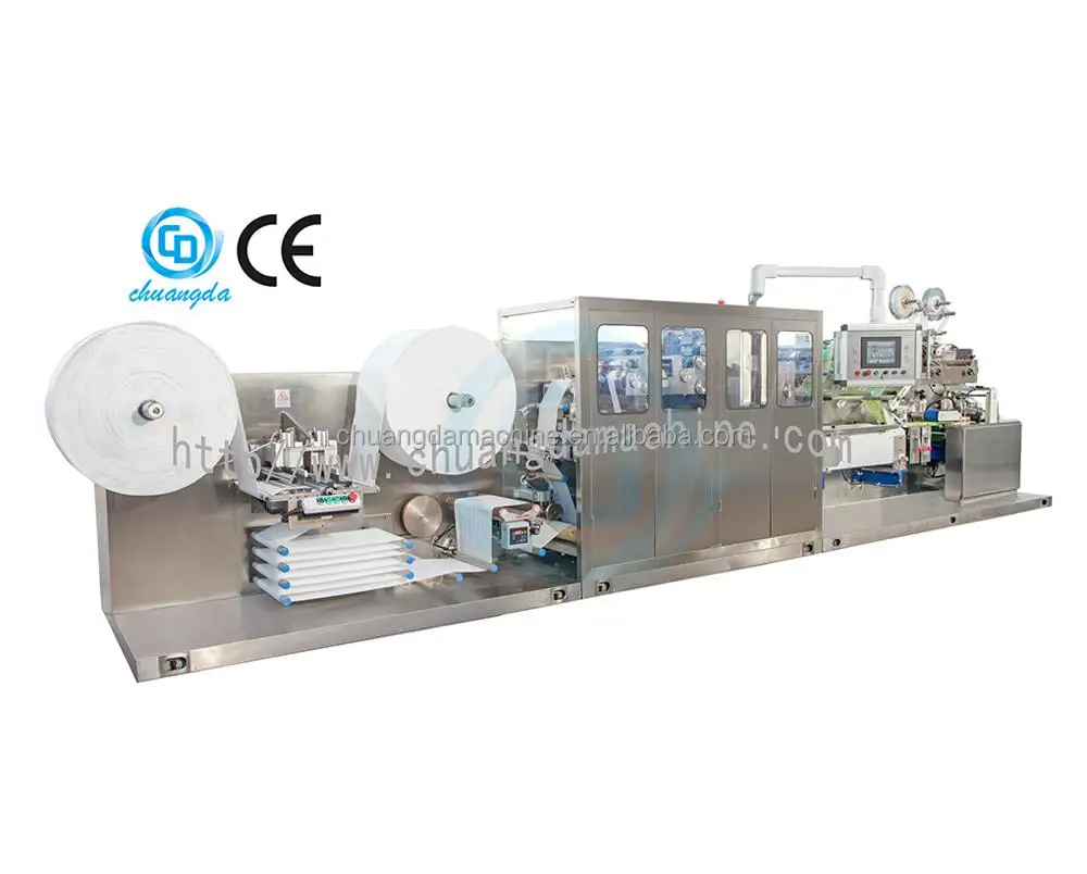Chuangda PCD-2008II полностью автоматическая машина для производства влажных салфеток, машина для детских влажных салфеток цена, влажных салфеток
