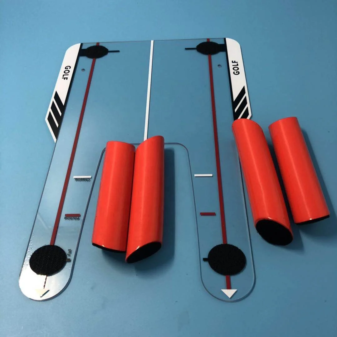 Wholesale Acrylic Material Golf Putting Mirror Alignment Training Aid Swing Trainer