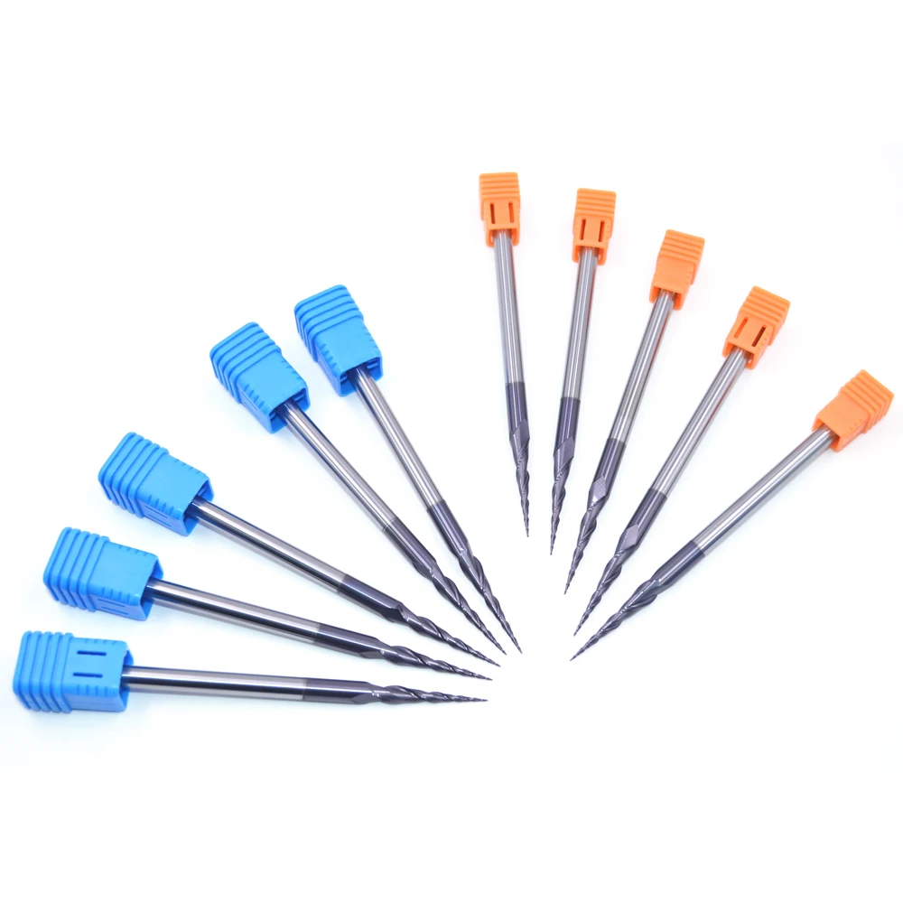 JACA Carbide Taper Ballnose 2 Flute End Mills TiAlN