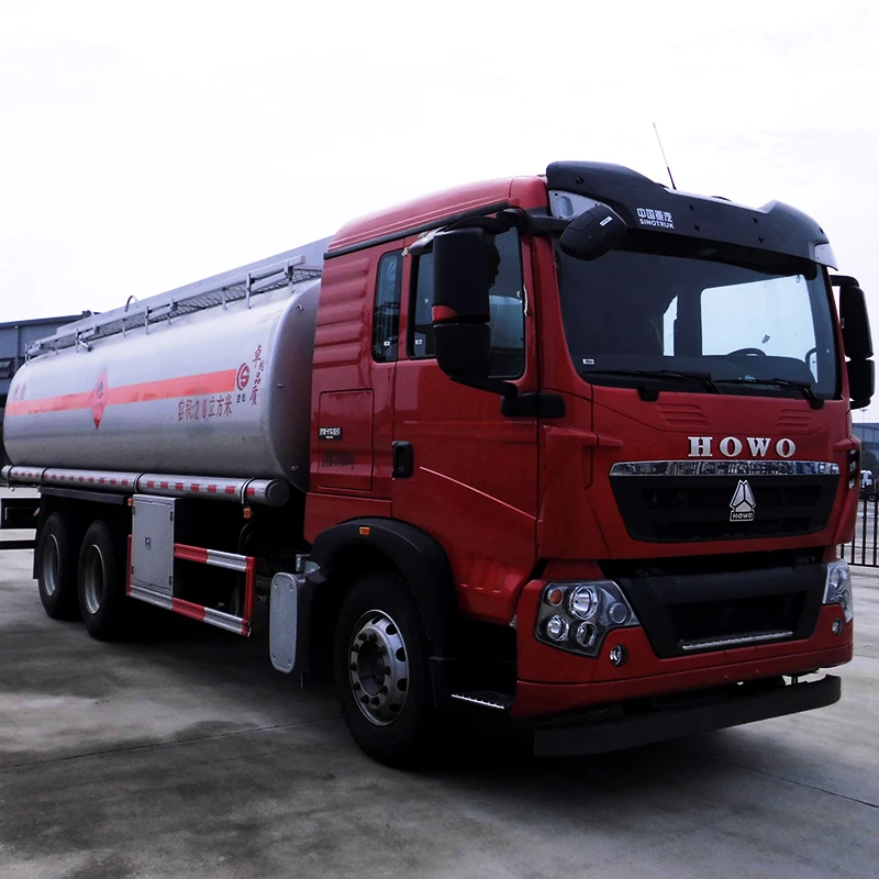 Sinotruk Howo 6x4 20000 Liters Oil Tank Truck Capacity Fuel Tanker Truck for sale
