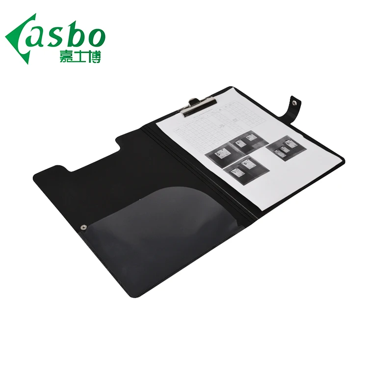 High quality custom logo office diary cover folding school PP clipboard and folder