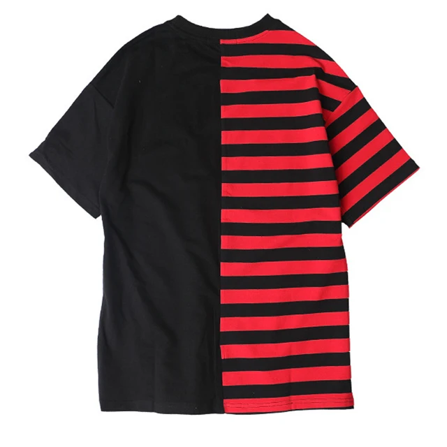 2022 Wholesale High Quality custom print latest T shirt designs men striped t-shirt