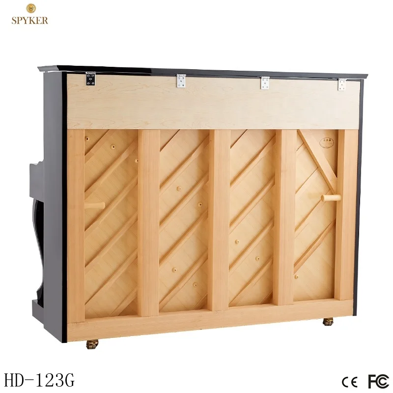 SPYKER High Quality black Polish Acoustic upright mechanical piano