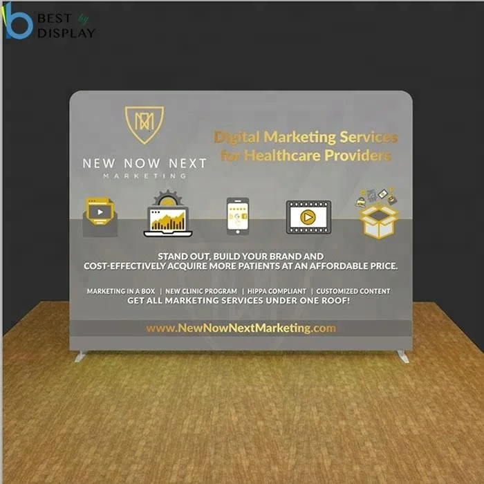 Aluminum tube frame tension fabric exhibition booth