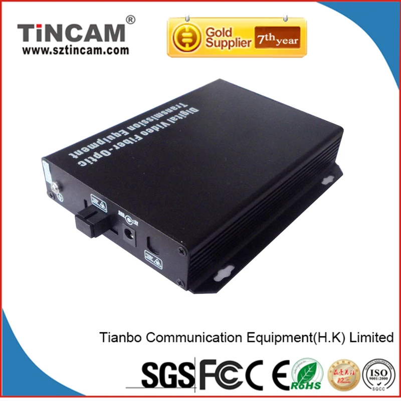 Горячие продажи 1310nm 4 канала bnc для vga video converter с одного волокна