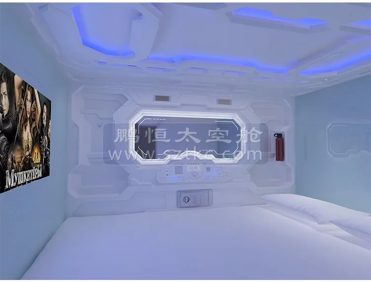 Stylish double bed designs capsule hotel bed factory price bunk beds double for express hotel, AirBnB,short time suit