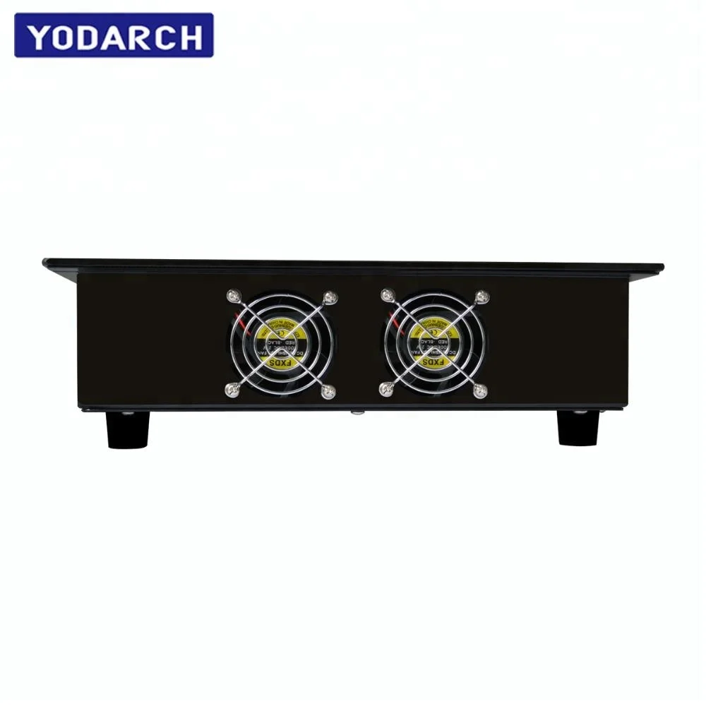 3000W Cooking Equipment Black Glass Plate Commercial Hotel Induction Built In Stove Cooker 220V