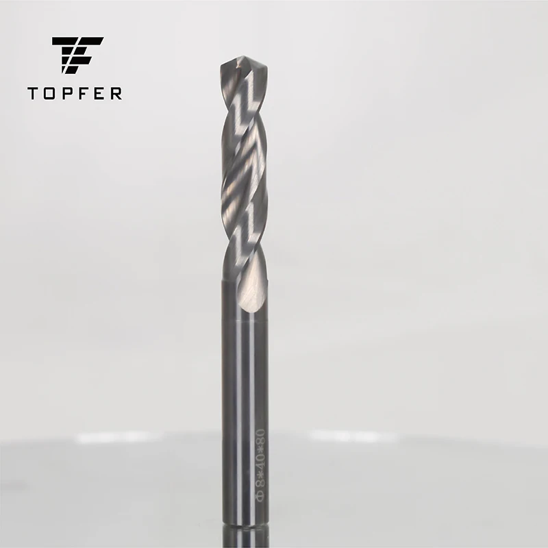 
High Precision 2 Flutes Tungsten Carbide twist drill bit with head angle 120 degrees 