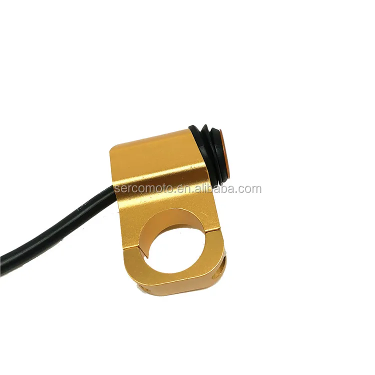 Водонепроницаемые переключатели на руль для мотоцикла, 12 В, 7/8 дюйма, 22 мм, стоп-сигналы для фар, противотуманные фары, переключатель ВКЛ./ВЫКЛ. С индикатором