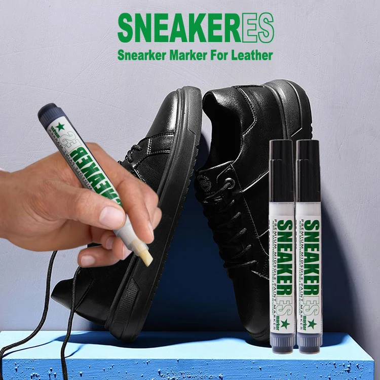 2022 hot sell  6mm white and black DIY shoe repair markers Acrylic based  Custom premium midsole paint marker for sneaker shoes