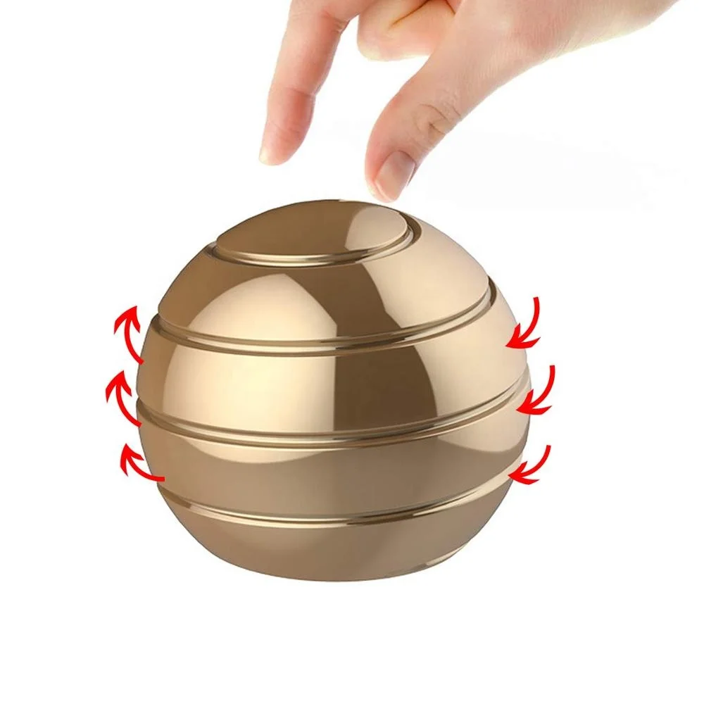 
Full Optical illusion Spinning Fidget Kinetic Desk Toy for Adults and Kids,Cool Mini Gadget for Office for Anxiety and Stress Re 