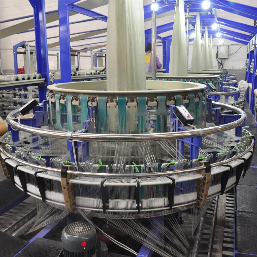 4 Shuttle Circular Weaving Loom Pp Woven Sack Making Machine