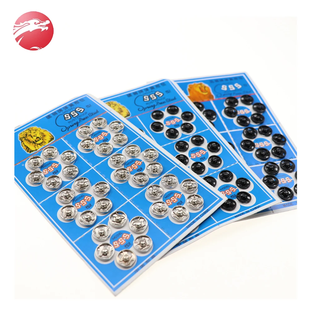 
Good Quality Spring Press Stud Decorative Heavy Duty Snap Button 