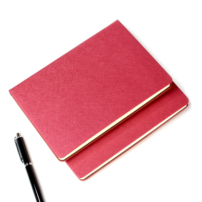 Hight quality eco friendly cheap custom waterproof thick PU notebook wholesale gift set with gift pen