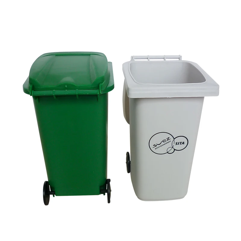 Plastic Mini Recycled wheelie bin desk tidy