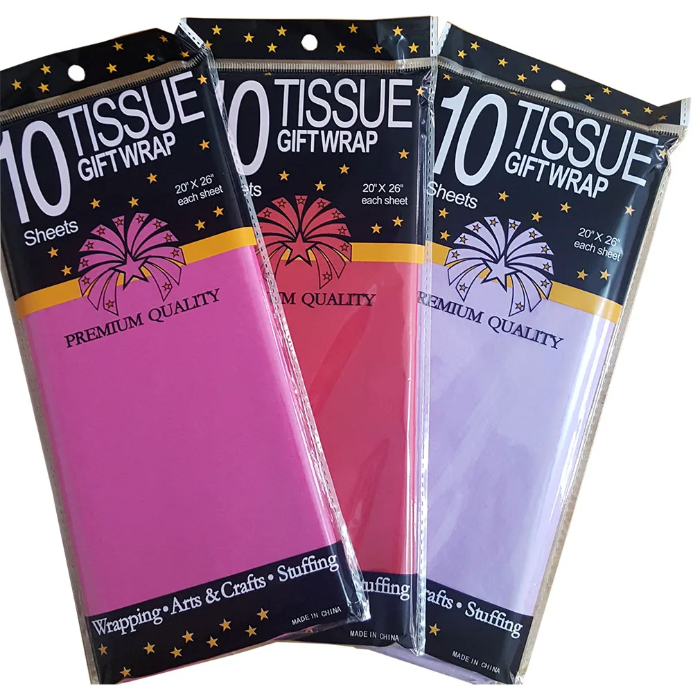 
purple color recycle tissue paper 