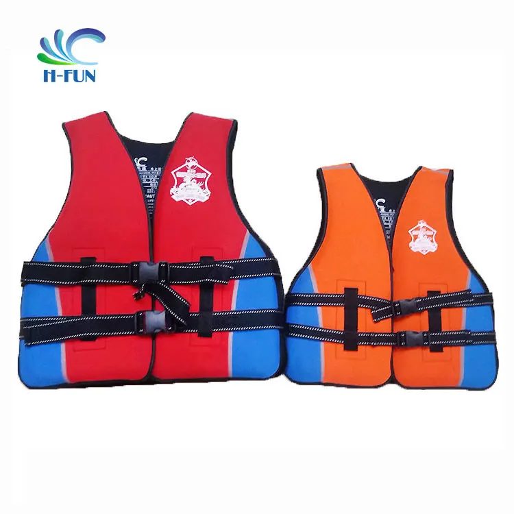 
Guangzhou Factory Flexible Design Customize neoprene life jacket Water Park Life Jackets 