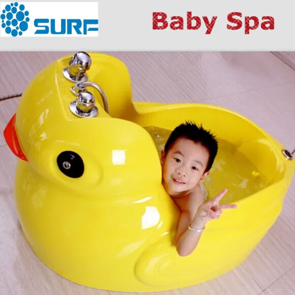 Детские / китай оптовая продажа популярный стиль желтый утка связь акриловые мини крытый автономных мини-спа-ванна