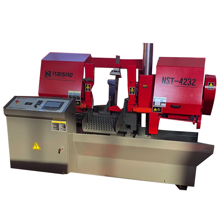 NST4232 высокоточная система подачи с числовым управлением Плавная пила для резки металла/железа ленточная пила