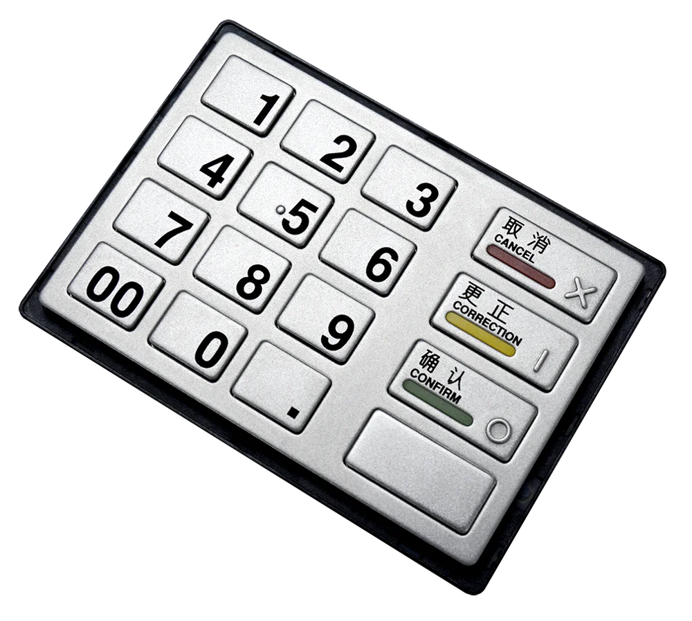 Justtide EPP PCI5.0 certified ATM PIN PAD metal encrypted pin pad keyboard atm