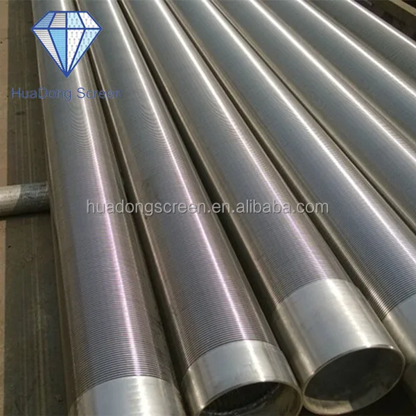 Wedge wire screen/Wire wrapped continuous slot screen/Johnson water well screen