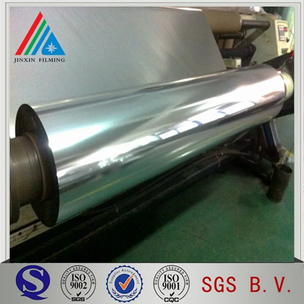 Gloss Aluminum Metalized Laminating Film/Paper Lamination Printing/PET Lamination Films