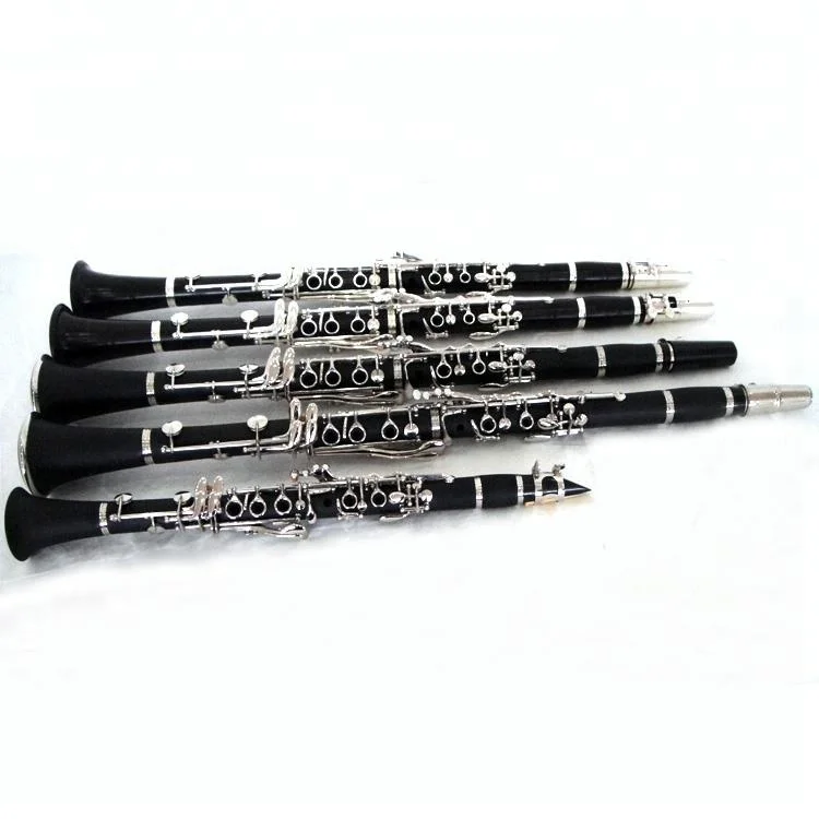 Musical instrument Nickel plated Bb tone ABS body clarinet