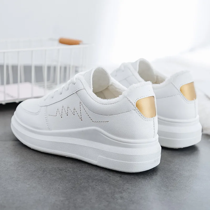 Low cut UP upper student winter shoes woman daily outdoor walking shoes factory price directly