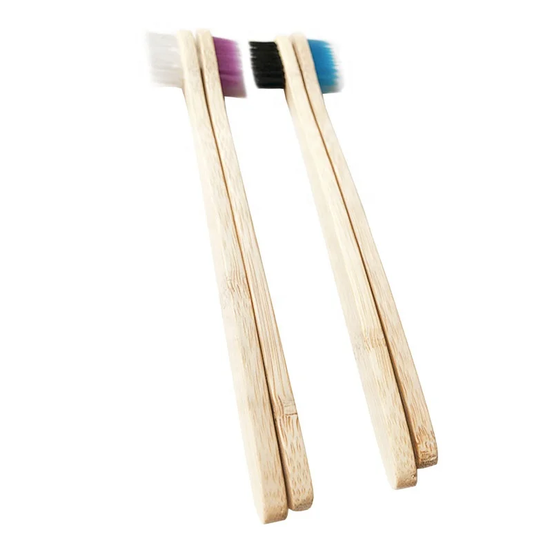 BT8 BPA Free 100% Biodegradable OEM Manufacturer Private Label Logo Organic Eco Custom Bamboo Toothbrush Charcoal