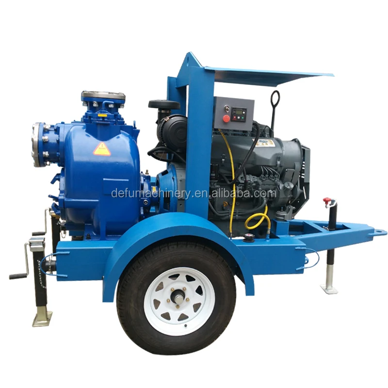 6 inch farm irrigation movable diesel water pump prices