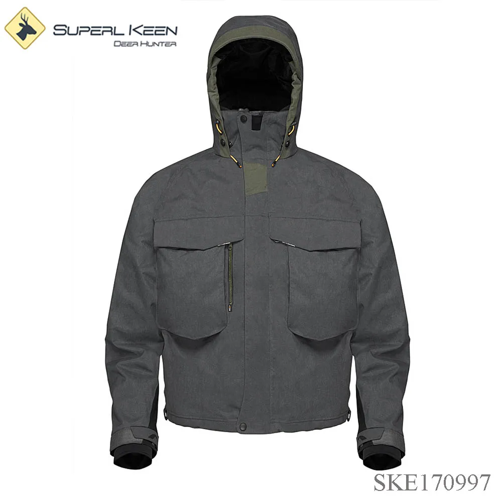 3-layer waterproof wading jacket angler jacket