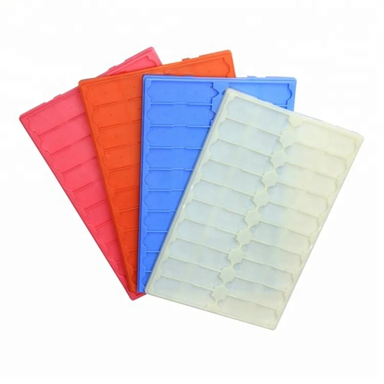 Pathology Tissue Plastic Lab Microscope Slide Tray 20 Places