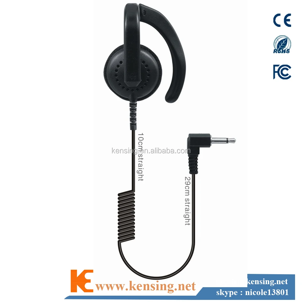 
professional call center headset with RJ11 connector or 2.5mm jack and spiral cable 