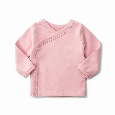 
Baby Girl Clothes 3-Pack Side-Snap Long-Sleeve Shirt 