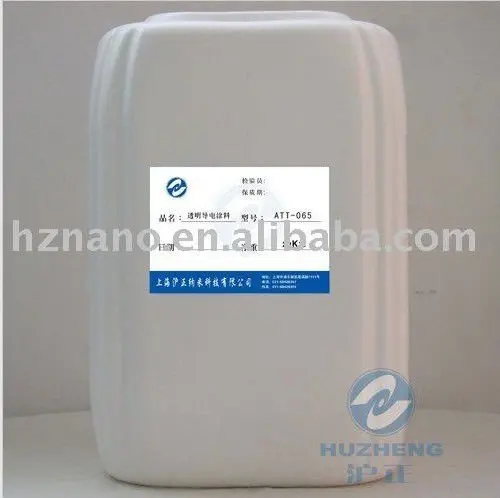 Transparent conductive paint