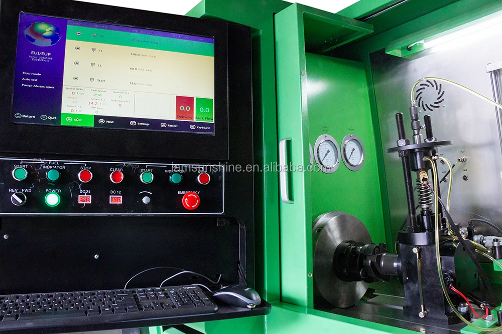CRS728C diesel fuel injector pump multifunctional test bench with function EUI EUP CAMBOX heui function