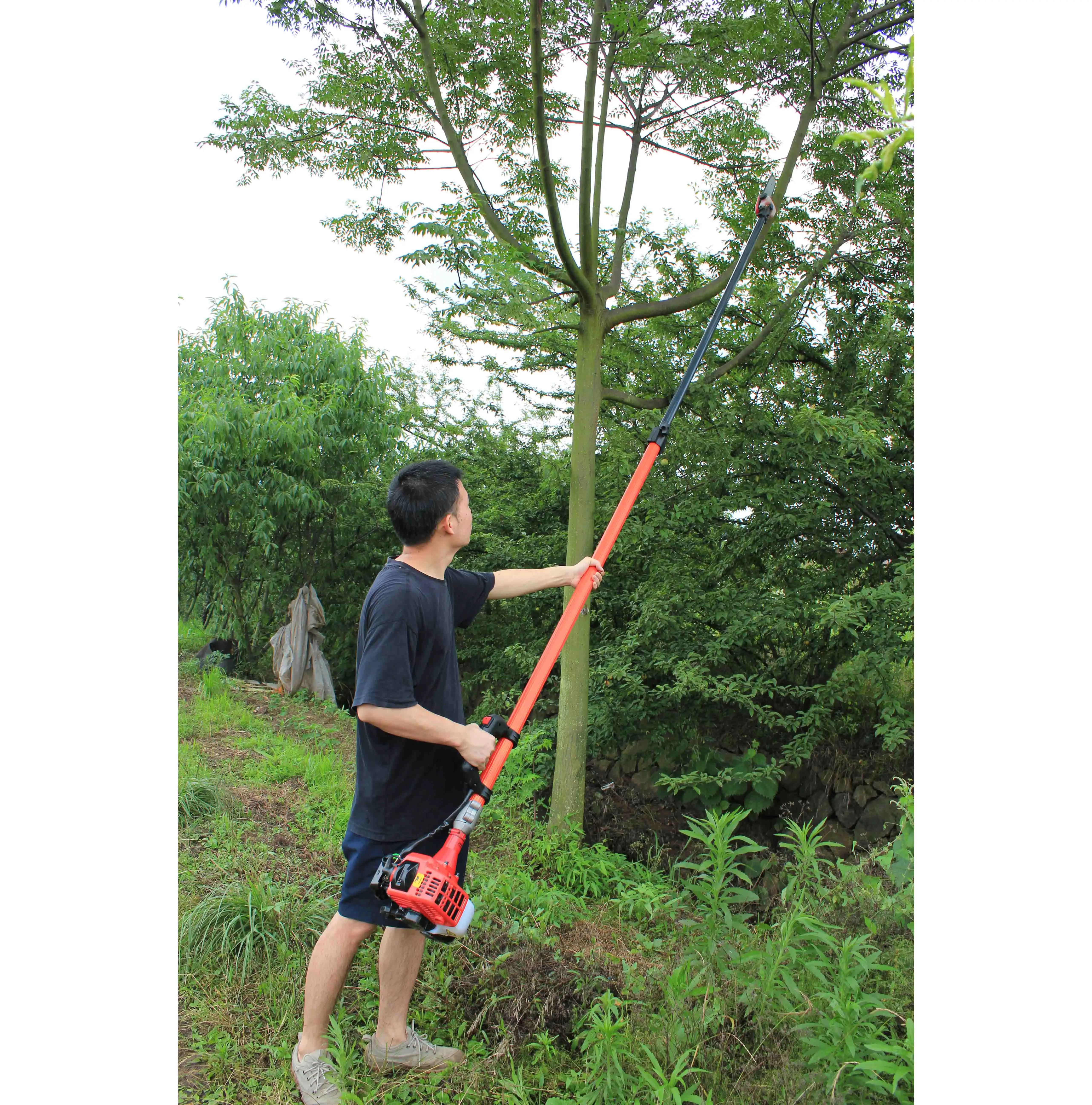 TELESCOPIC LONG REACH POLE SAW PRUNER