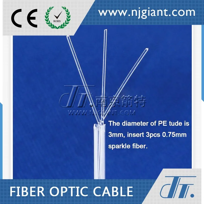 Пластиковый волоконно-оптический кабель со звездным светом для бассейна
