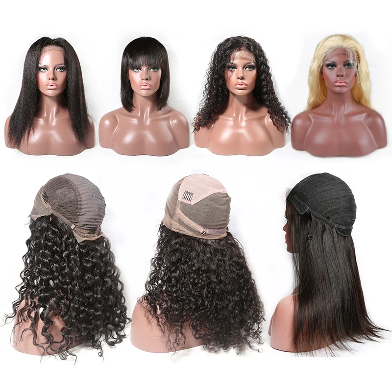 Pure Handmade No Shedding Unprocessed Human Hair Full Lace Sew In Wig Wholesale 10 Inch Brazilian Hair Lace Front Wig