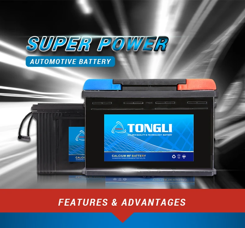 12v Automotive battery 105E41R 105Ah JIS  battery Strong Power for Car Jump Starter