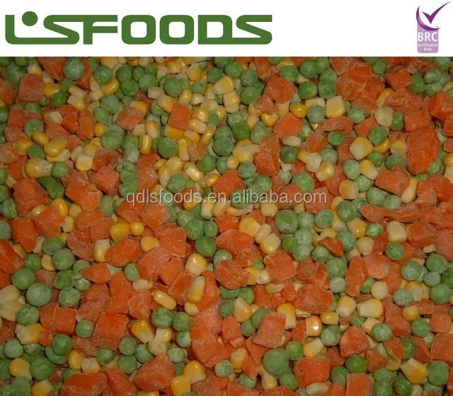 
Chinese IQF frozen mixed vegetables 