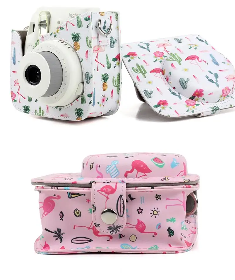 
Hot sale Mini film instant leather Case Travel Camera bag for fujifilm instax mini 8 camera 