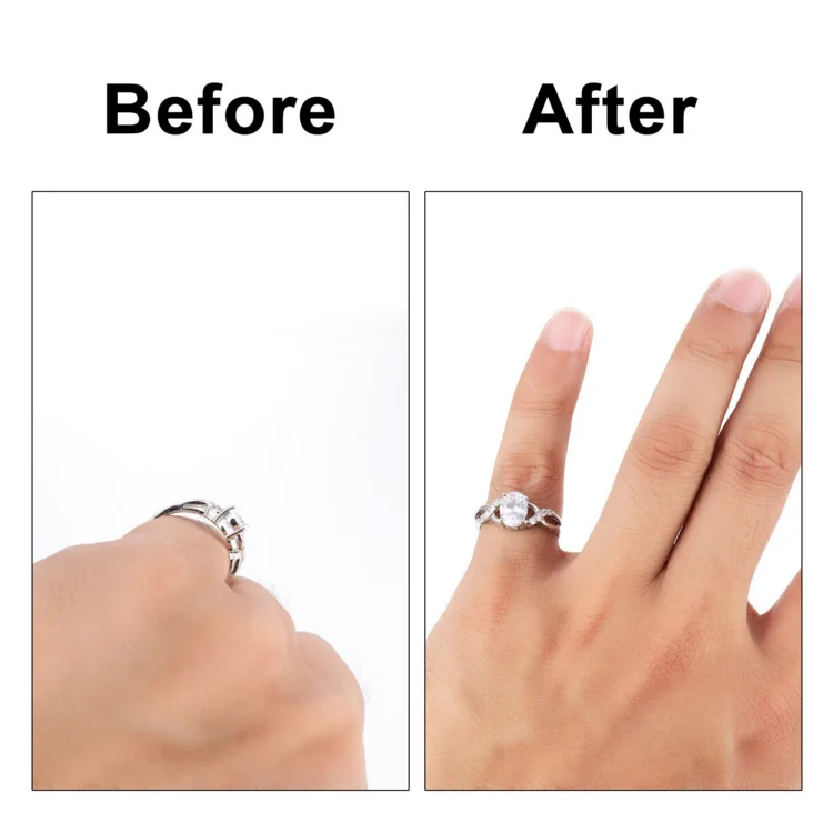 Spiral Custom Eco-Friendly Ring Size Adjuster Silicone For Loose Rings