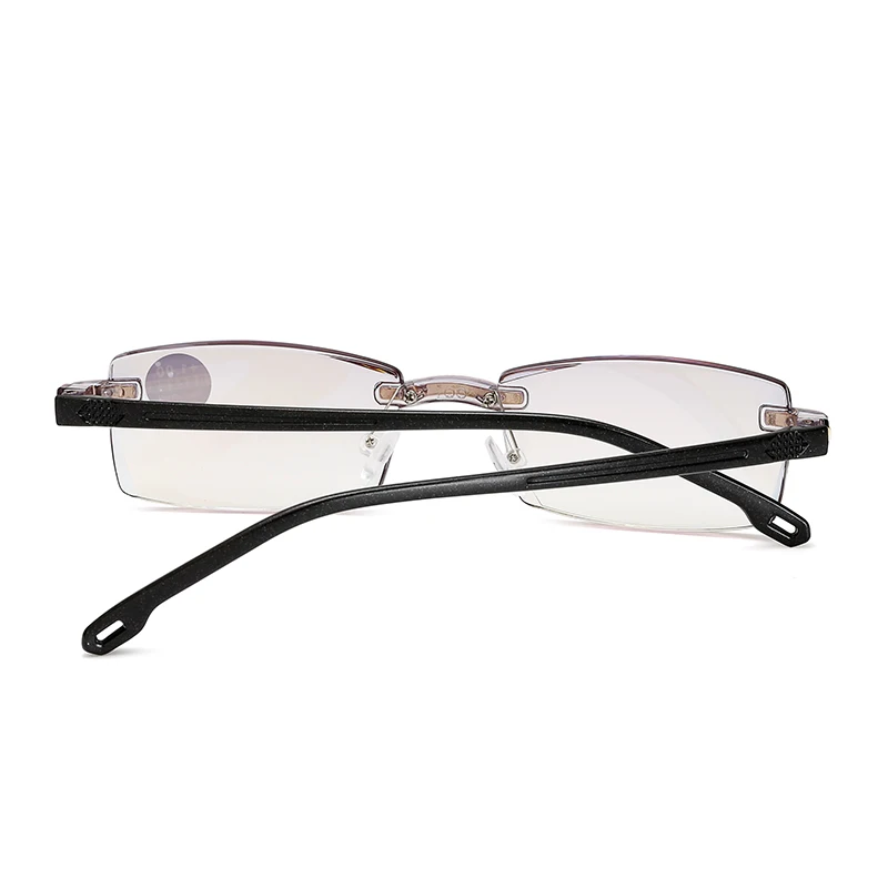 Rimless Frameless Rectangle Fashion Readers Reading Glasses For Men Women