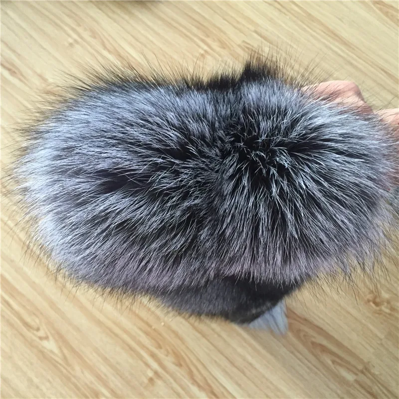 Wholesale natural silver fox skin pelt