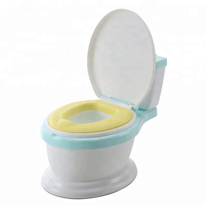 Emulational baby potty training seat