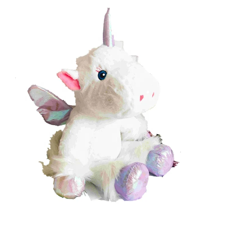 Cute Plush Pony Toys Unicorn Soft Toys Wing