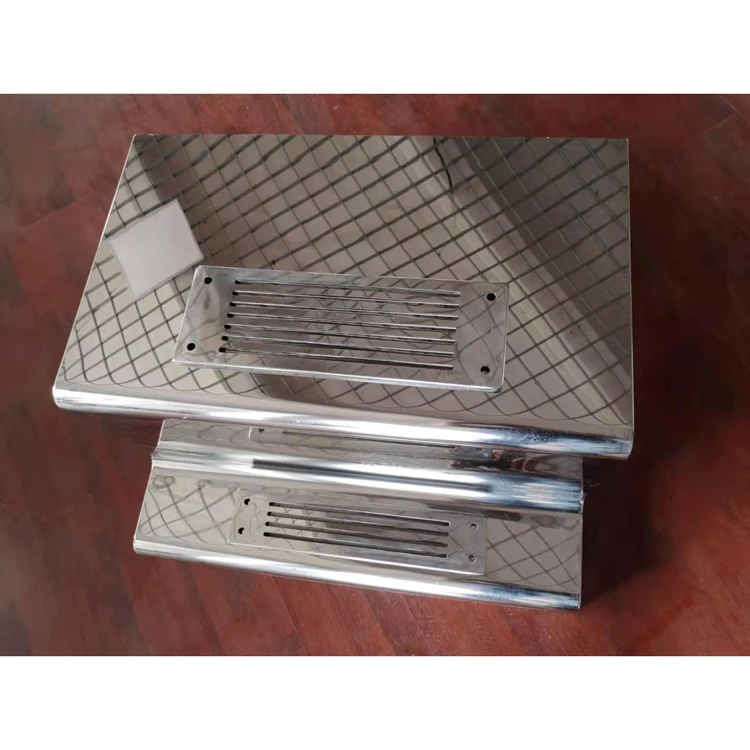 
Newest Peterbilt 379 Stainless Steel 14 Gauge Flap Top Battery or Tool Box & Step Cover 