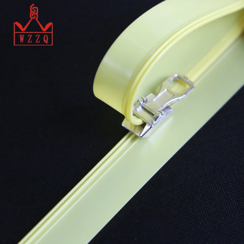 Цветная Или прозрачная пластиковая молния из полиэтилена, лучше всего подходит для сумки