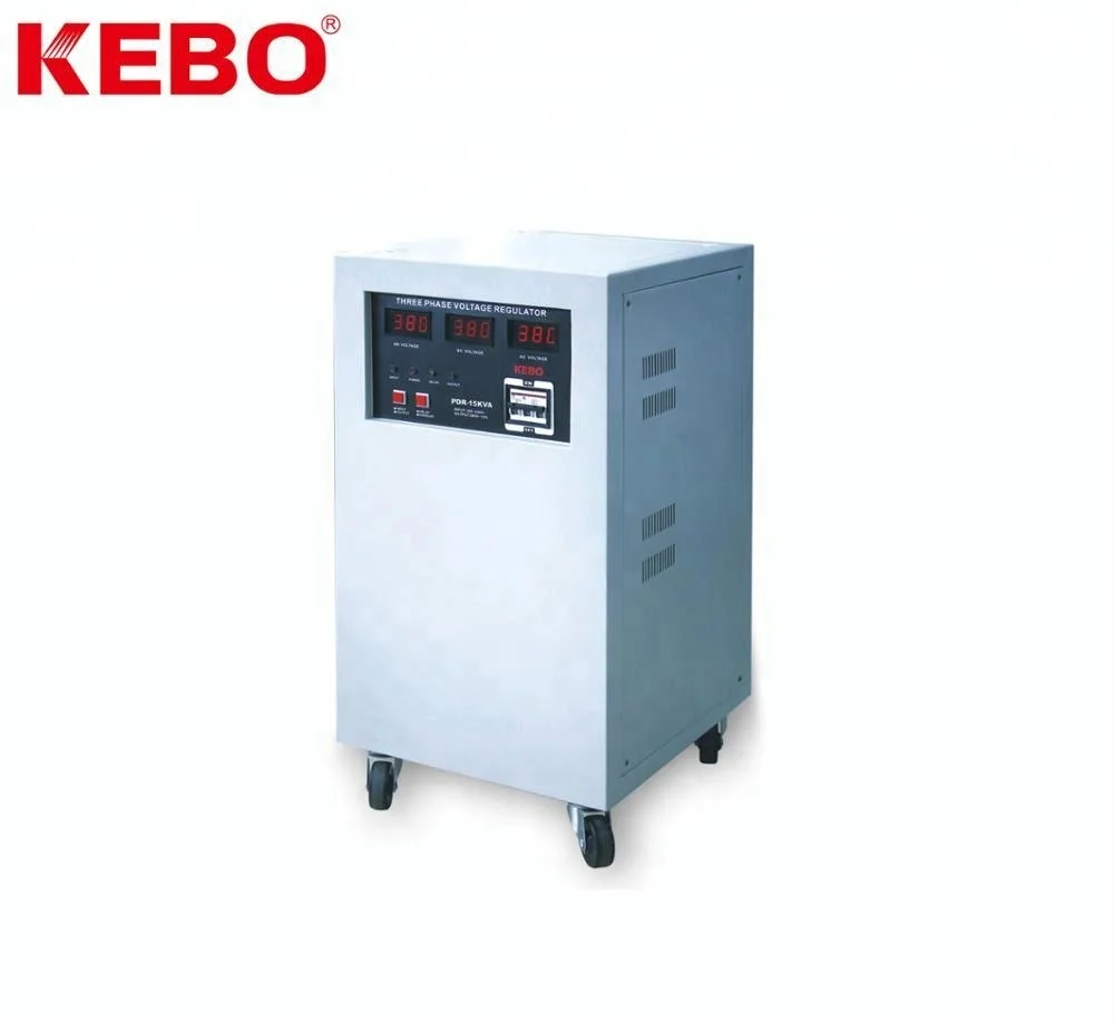KEBO AVR 15KVA AC Automatic Voltage Stabilizer Servo Motor Type